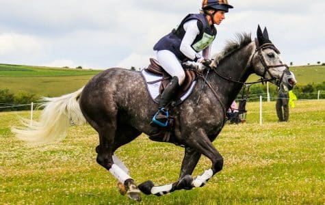 Liz Halliday-Sharp at Barbury Castle. Photo Credit: Laura Butcher