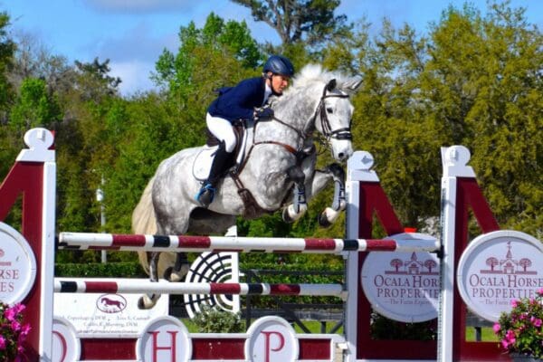 Liz on Cooley Quicksilver during the 2019 OHP Eventing Prix