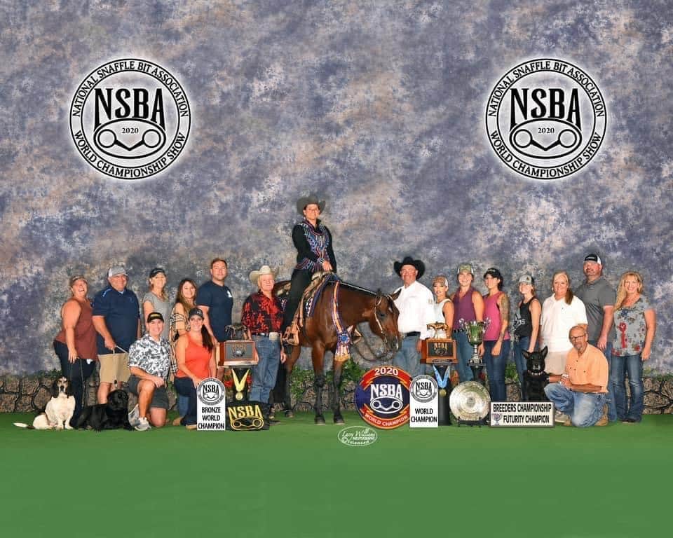 Nancy Ditty and Forever KOOl, 2020 NSBA Champions, PC Ditty Up Farm