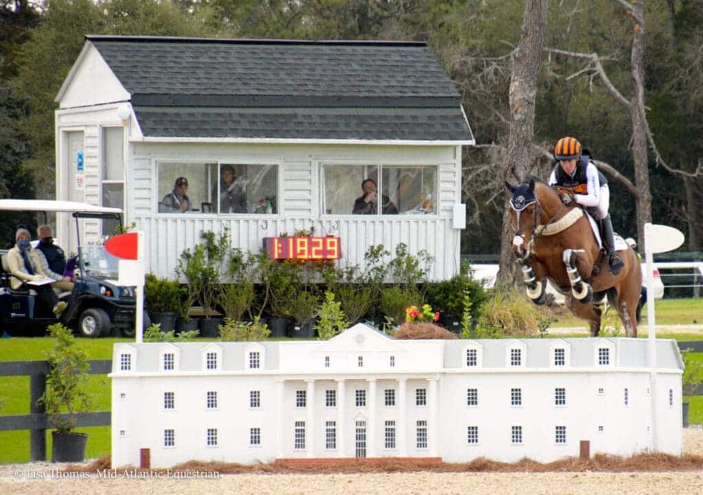 Liz Halliday-Sharp and Ocala Horse Properties' Deniro Z.  PC:  Lisa Thomas