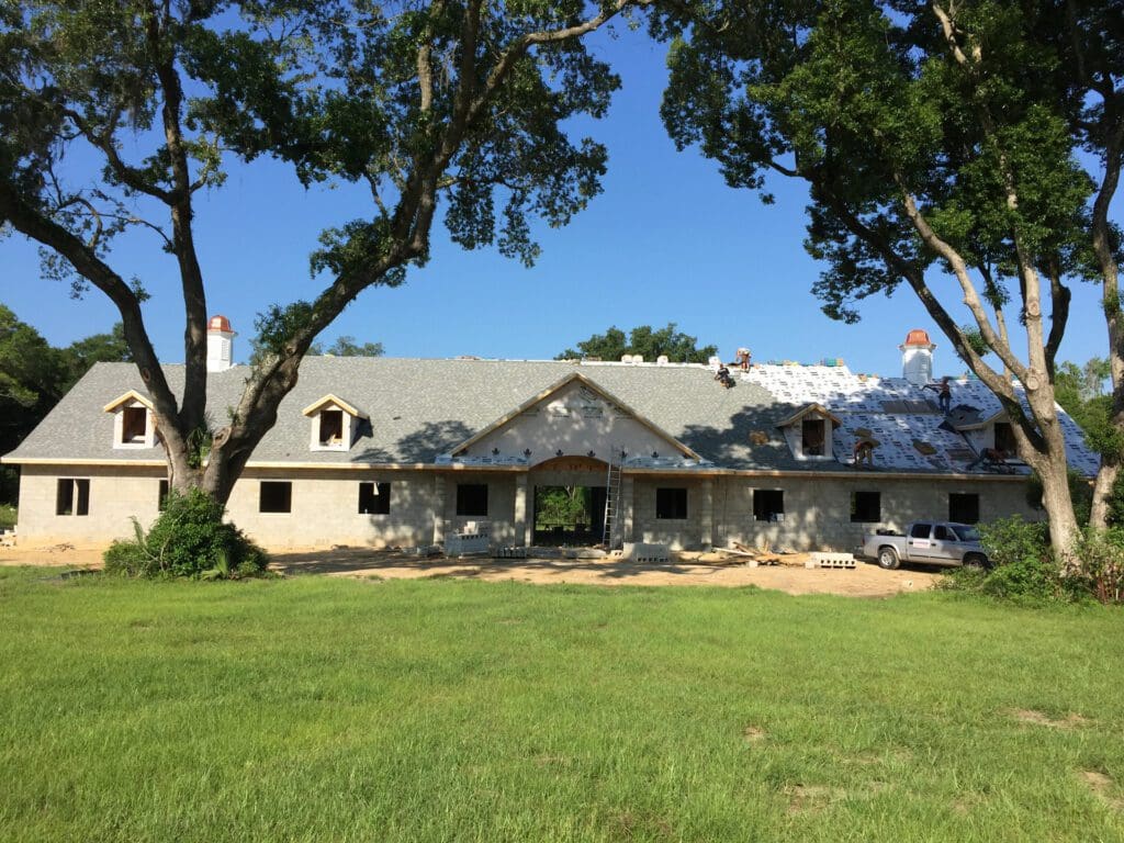 Ocala Barn Under Construction