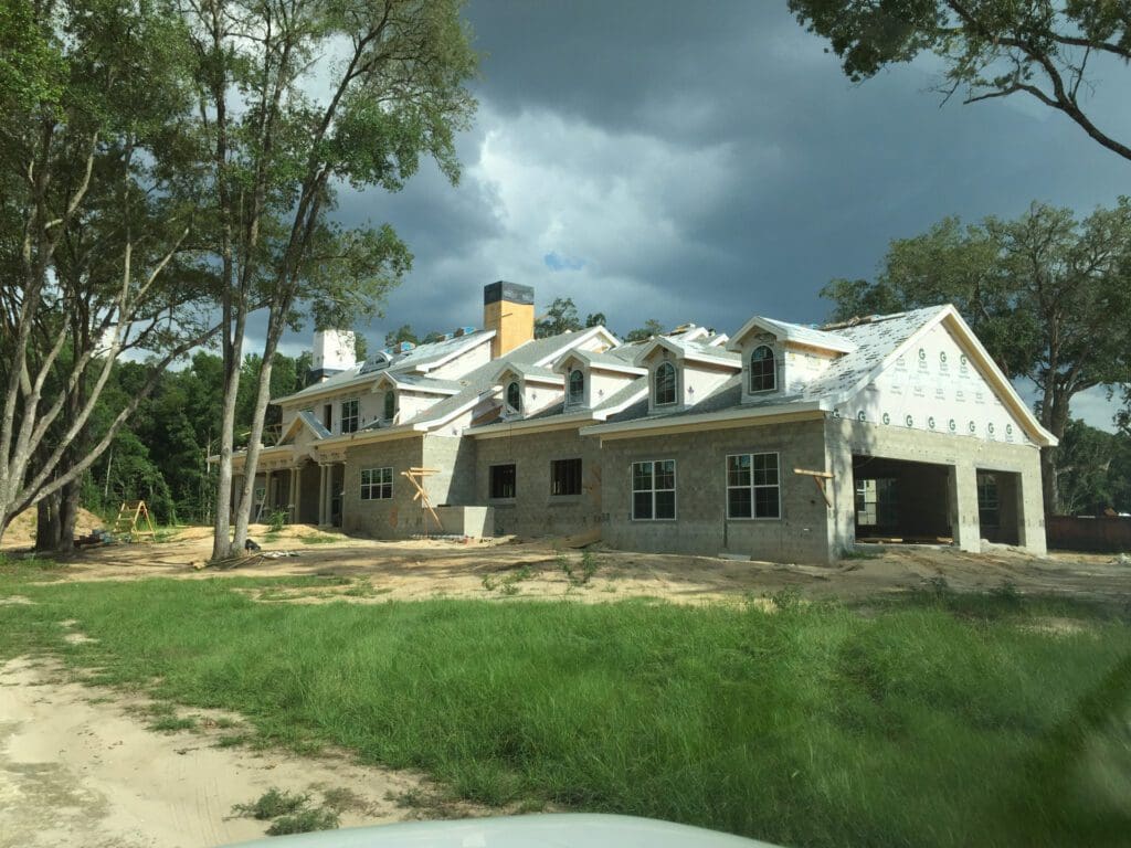 Ocala Farm House Under Construction