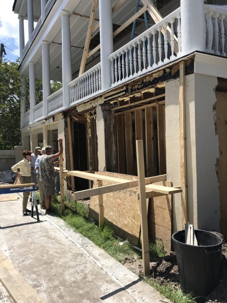 Charleston Home Under Restoration