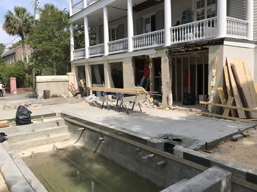 Charleston Home Under Restoration