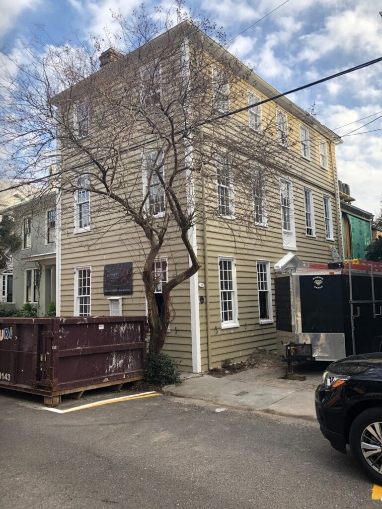 Charleston Home Under Restoration