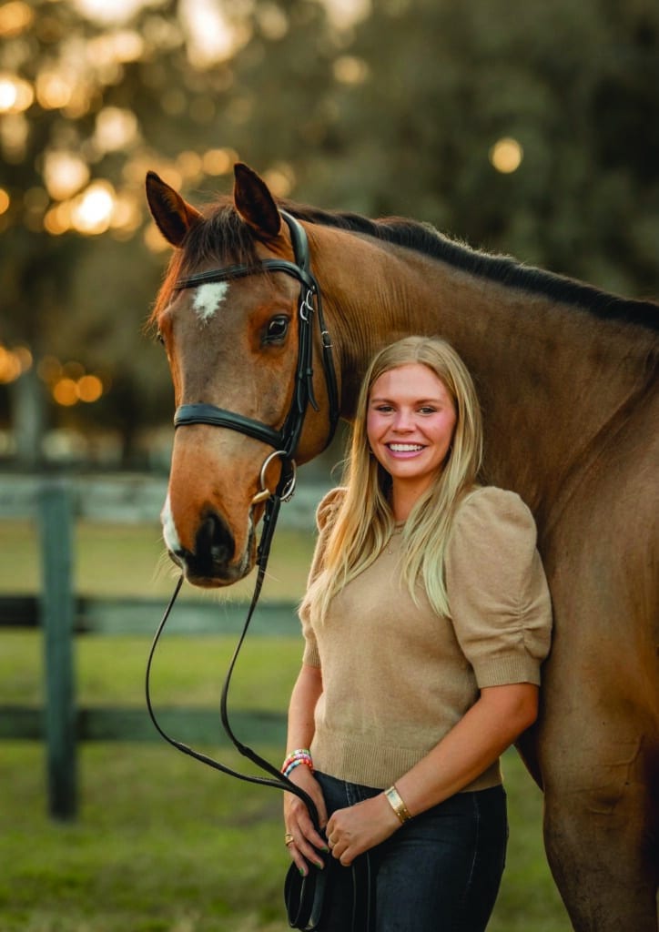 Alyssa Phillips with her 2023 Pan Am Games partner Oskar