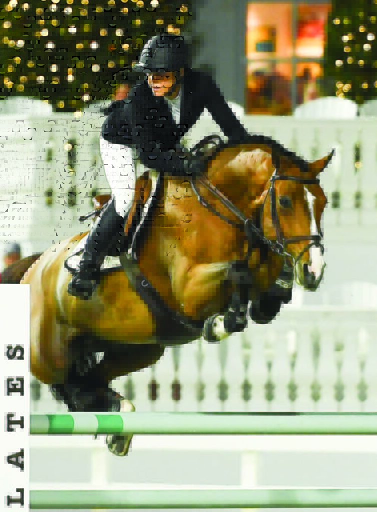 Lauren Balcomb and ‘Dini’ competing at the World Equestrian Center in Ocala, Florida.